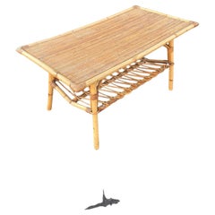 Table en bambou, datant d'environ 1960-1970