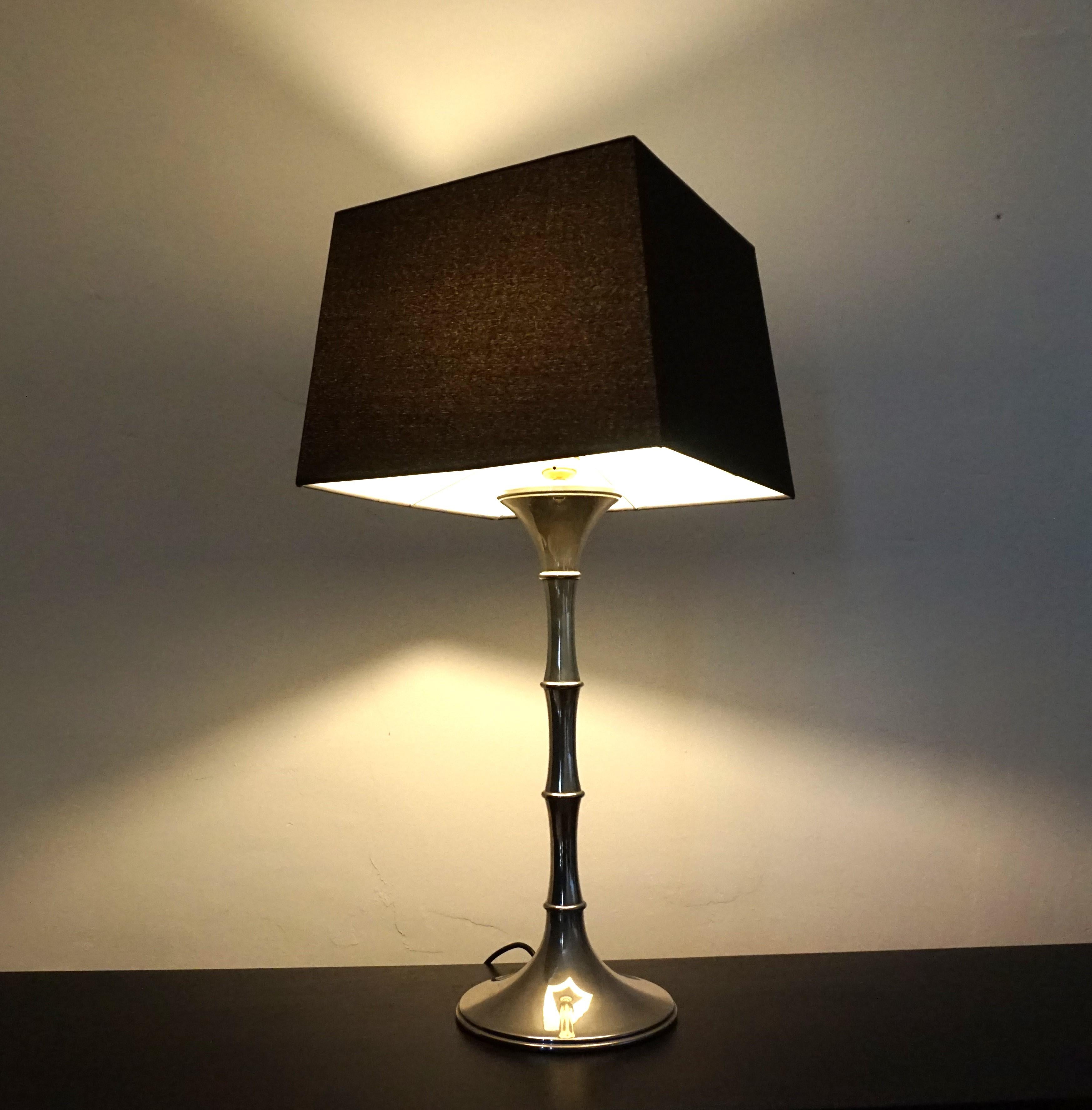 Bamboo table lamp by Ingo Maurer For Sale 3