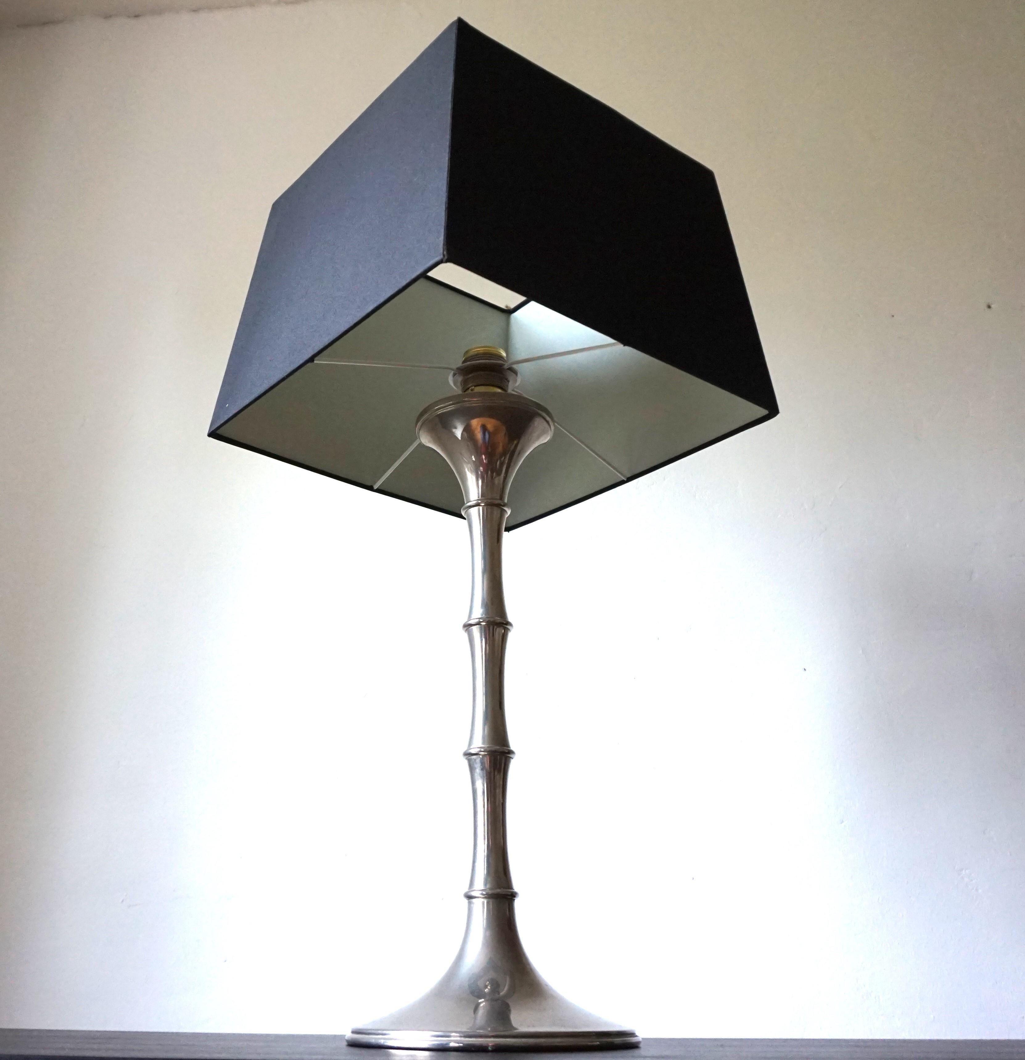 Metal Bamboo table lamp by Ingo Maurer For Sale