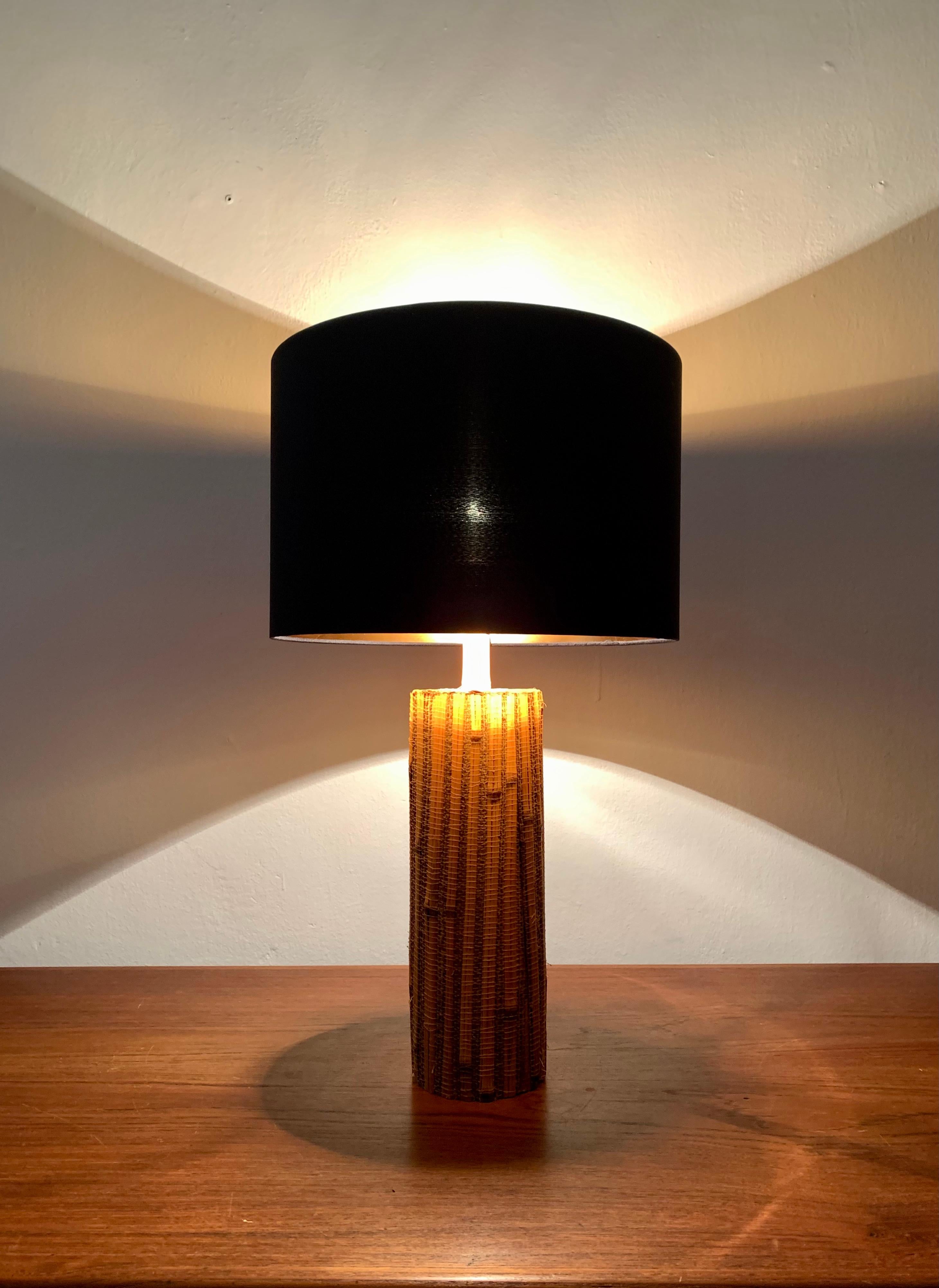Bamboo Table Lamp For Sale 5