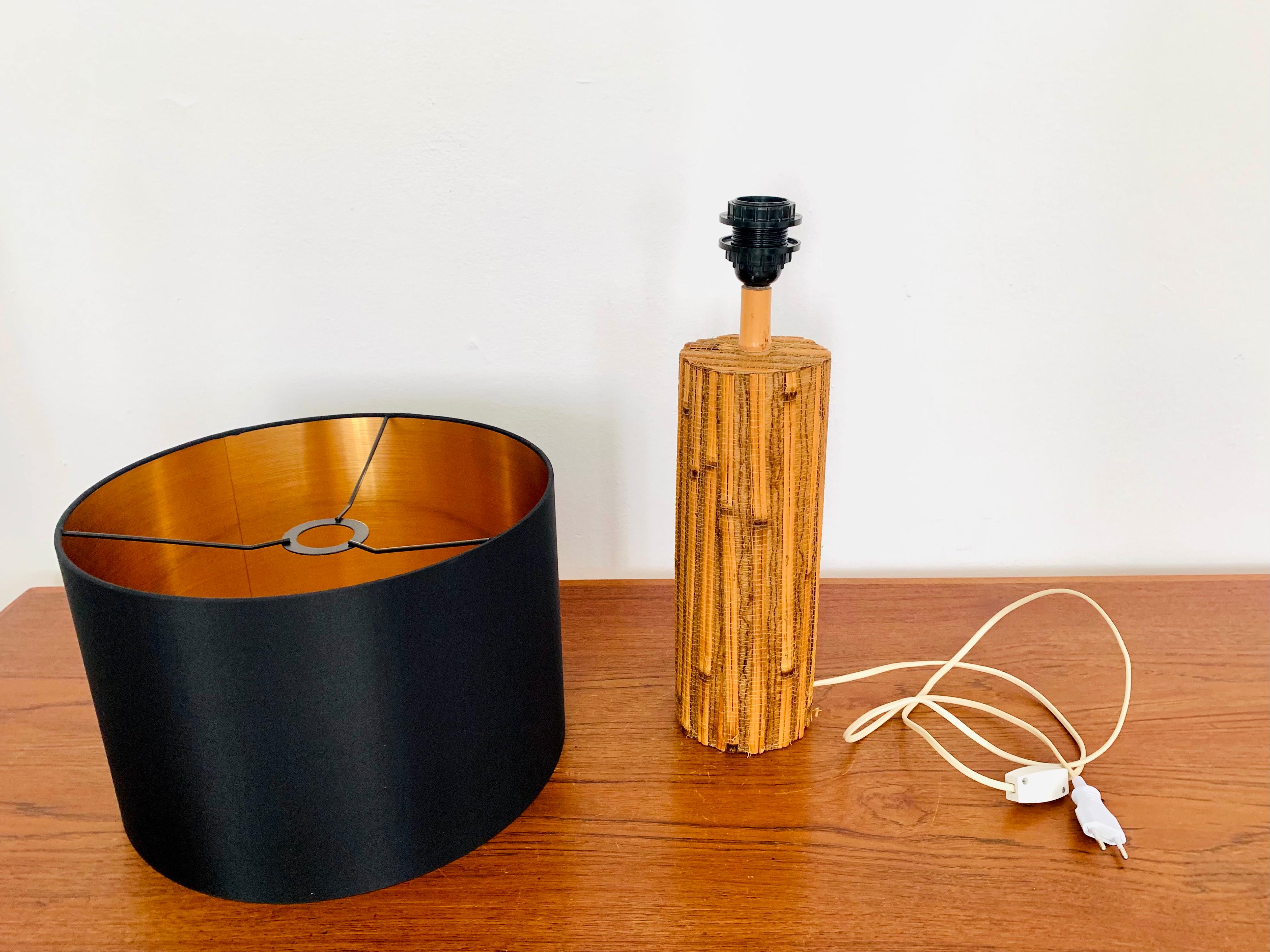 Bamboo Table Lamp For Sale 7