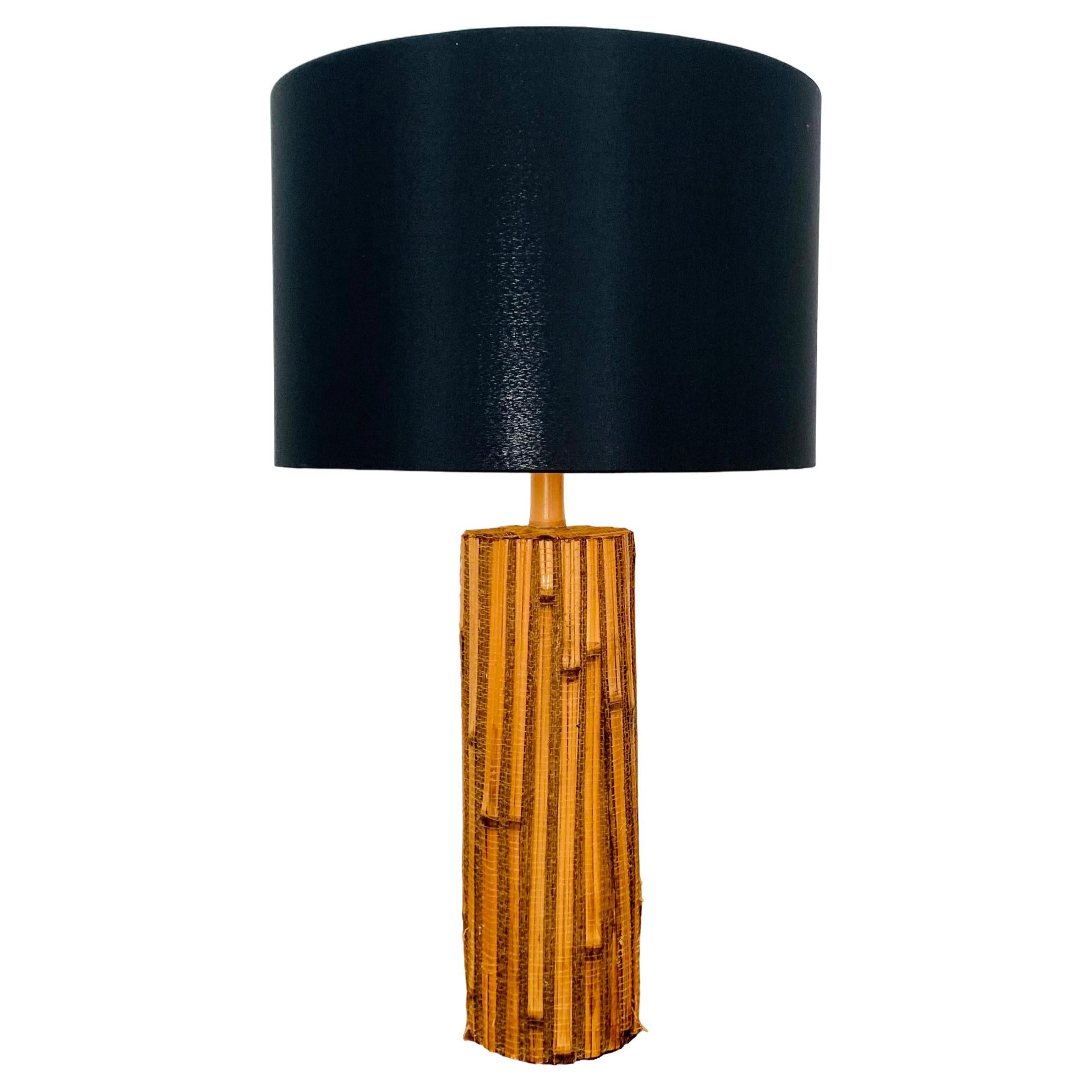 Lampe de table bambou