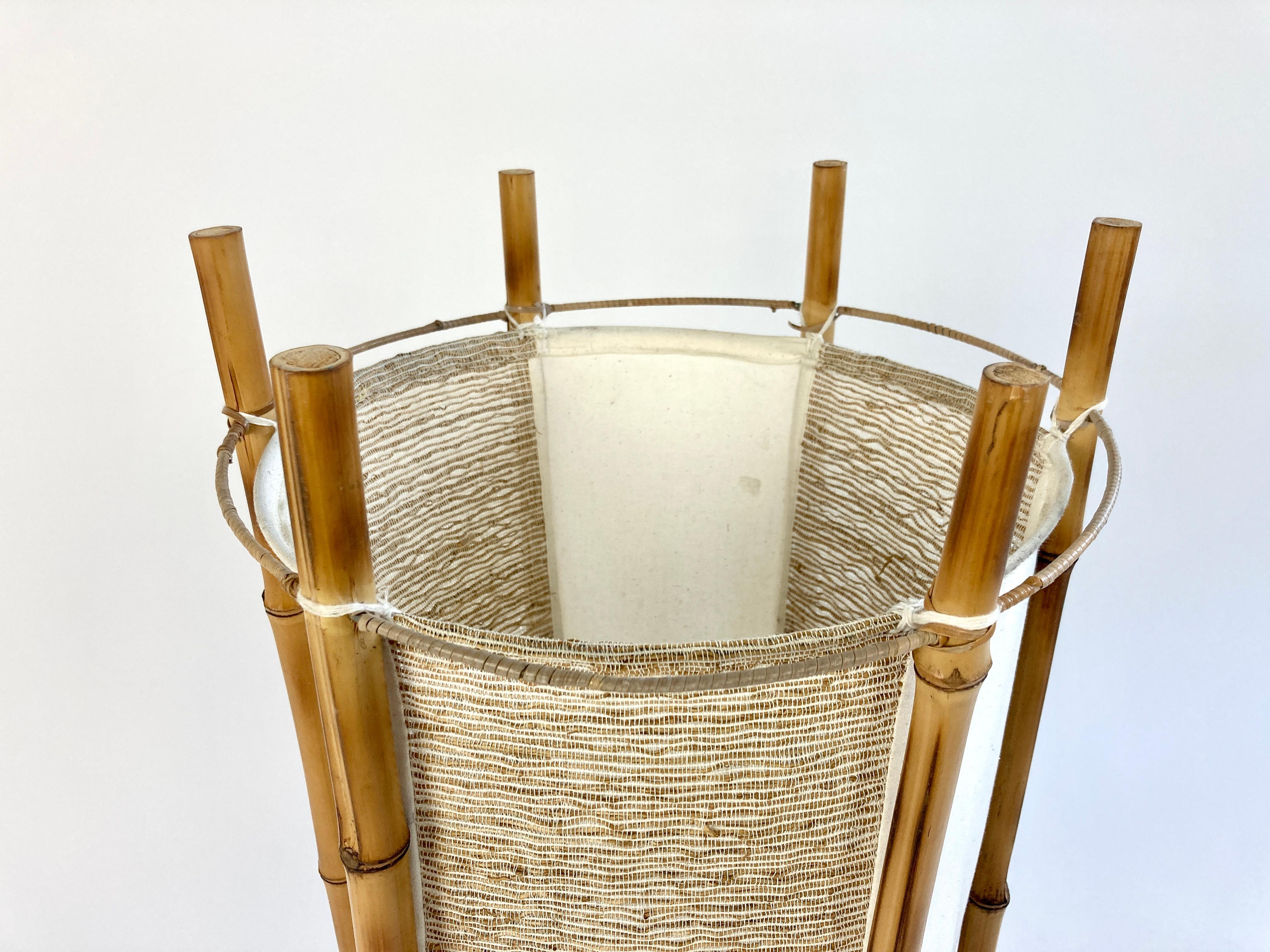 Bamboo Table Lamp, France, 1960s 2