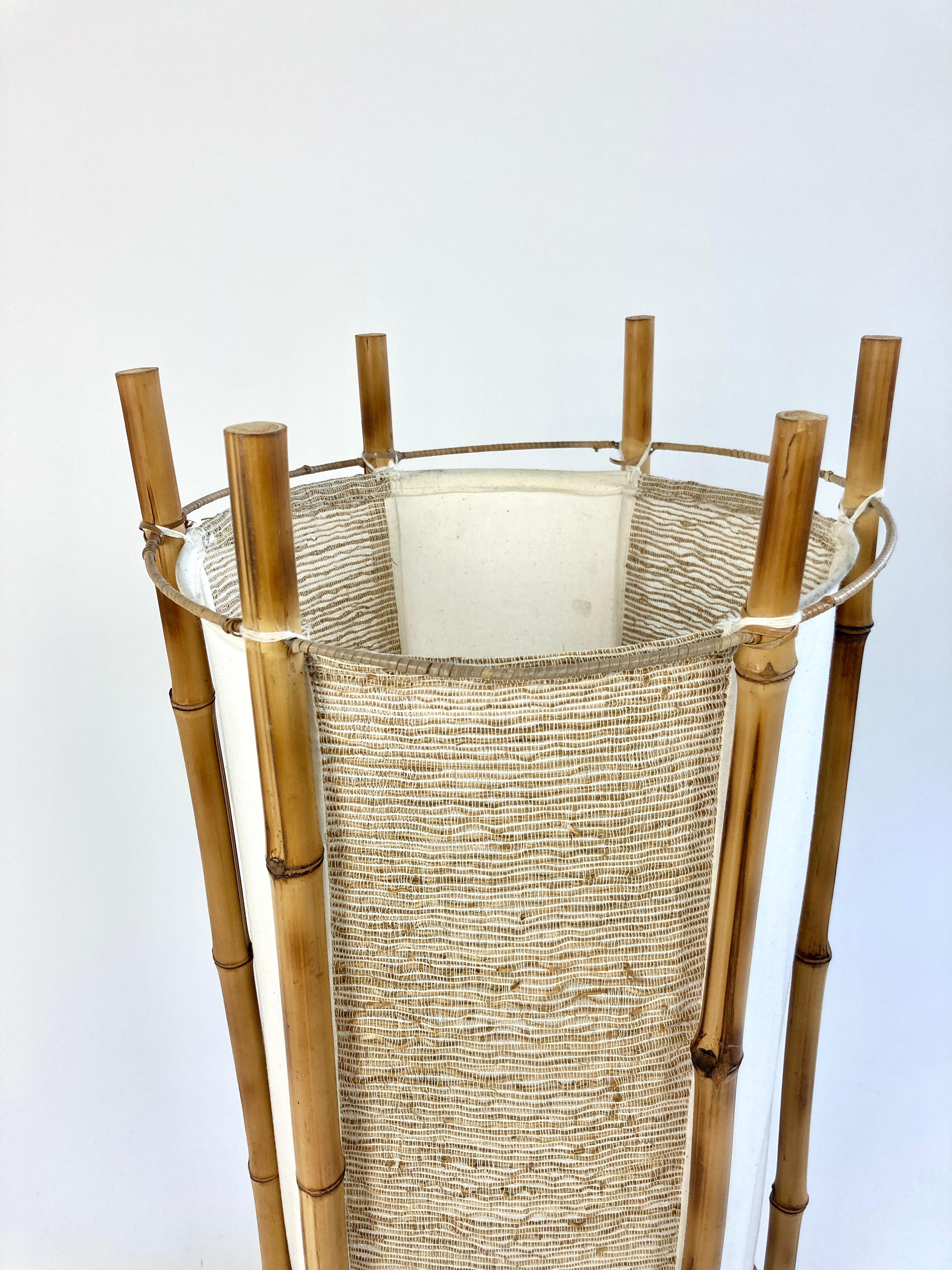 Bamboo Table Lamp, France, 1960s 3