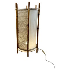 Bamboo Table Lamp, France, 1960s