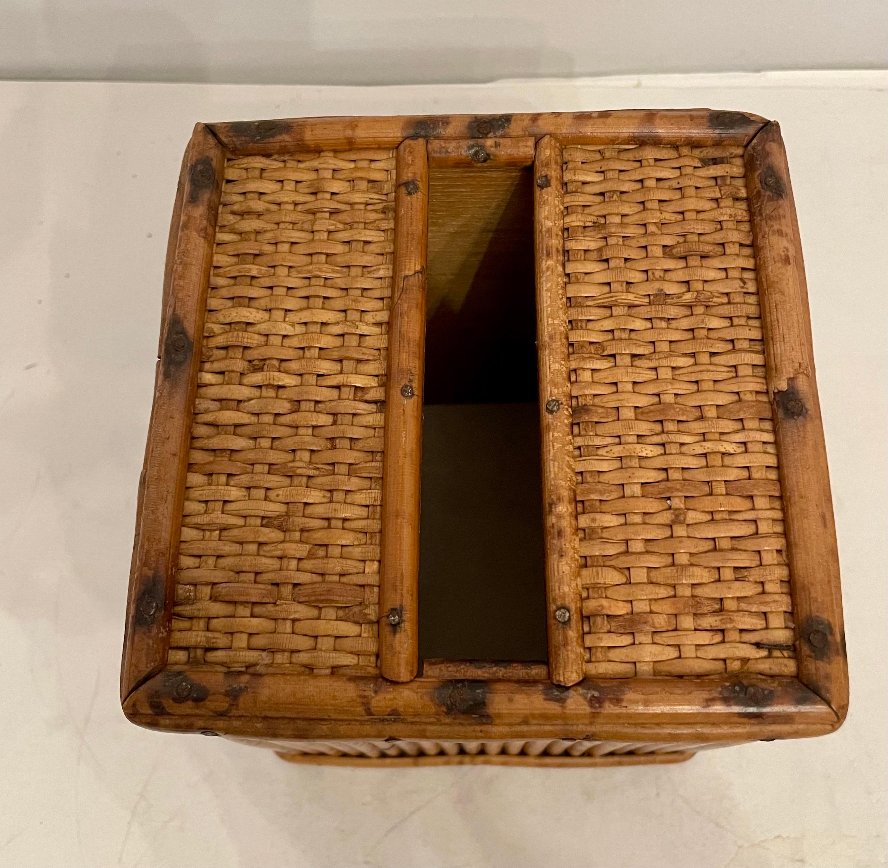Bamboo Tissue Box Cover Holder For Sale 1