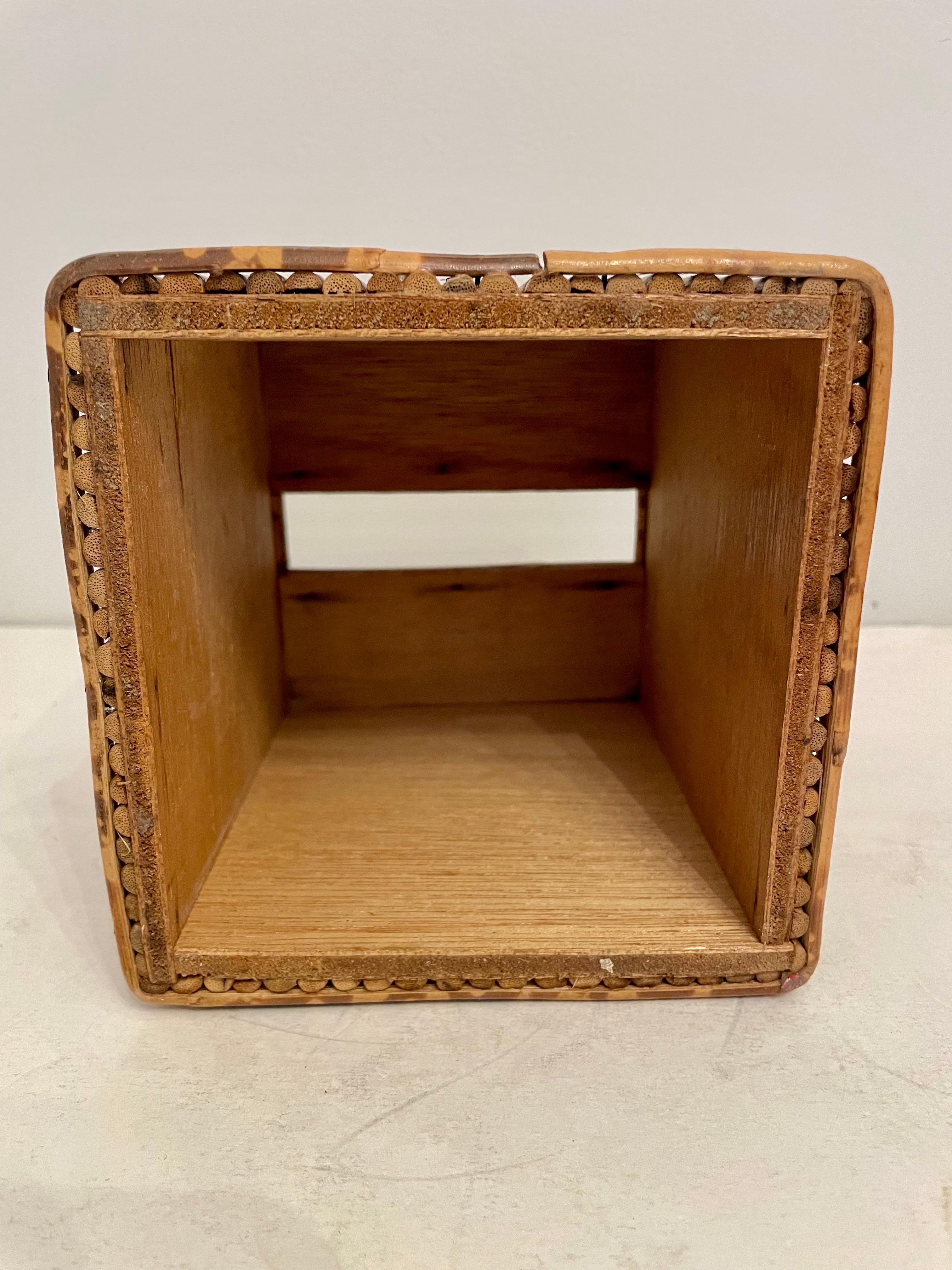 Bamboo Tissue Box Cover Holder For Sale 2