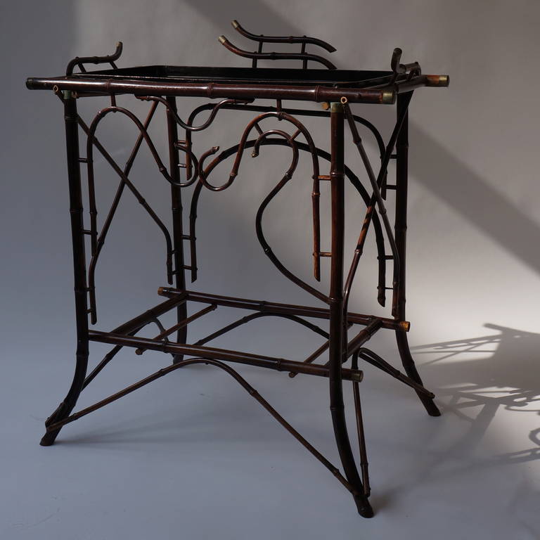 Bamboo Tray Table For Sale at 1stDibs