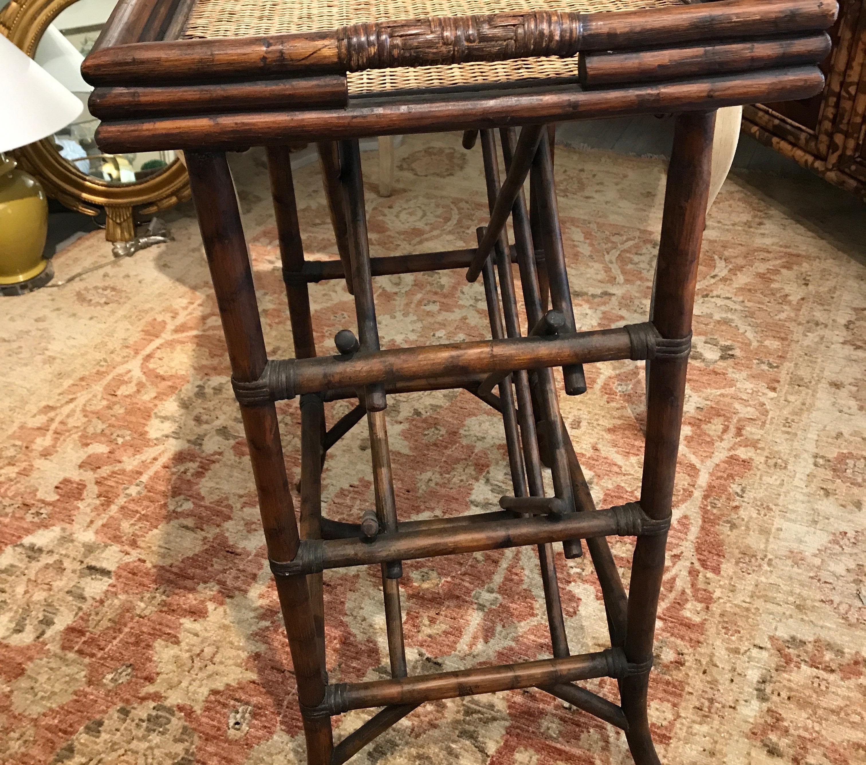 end table wine rack