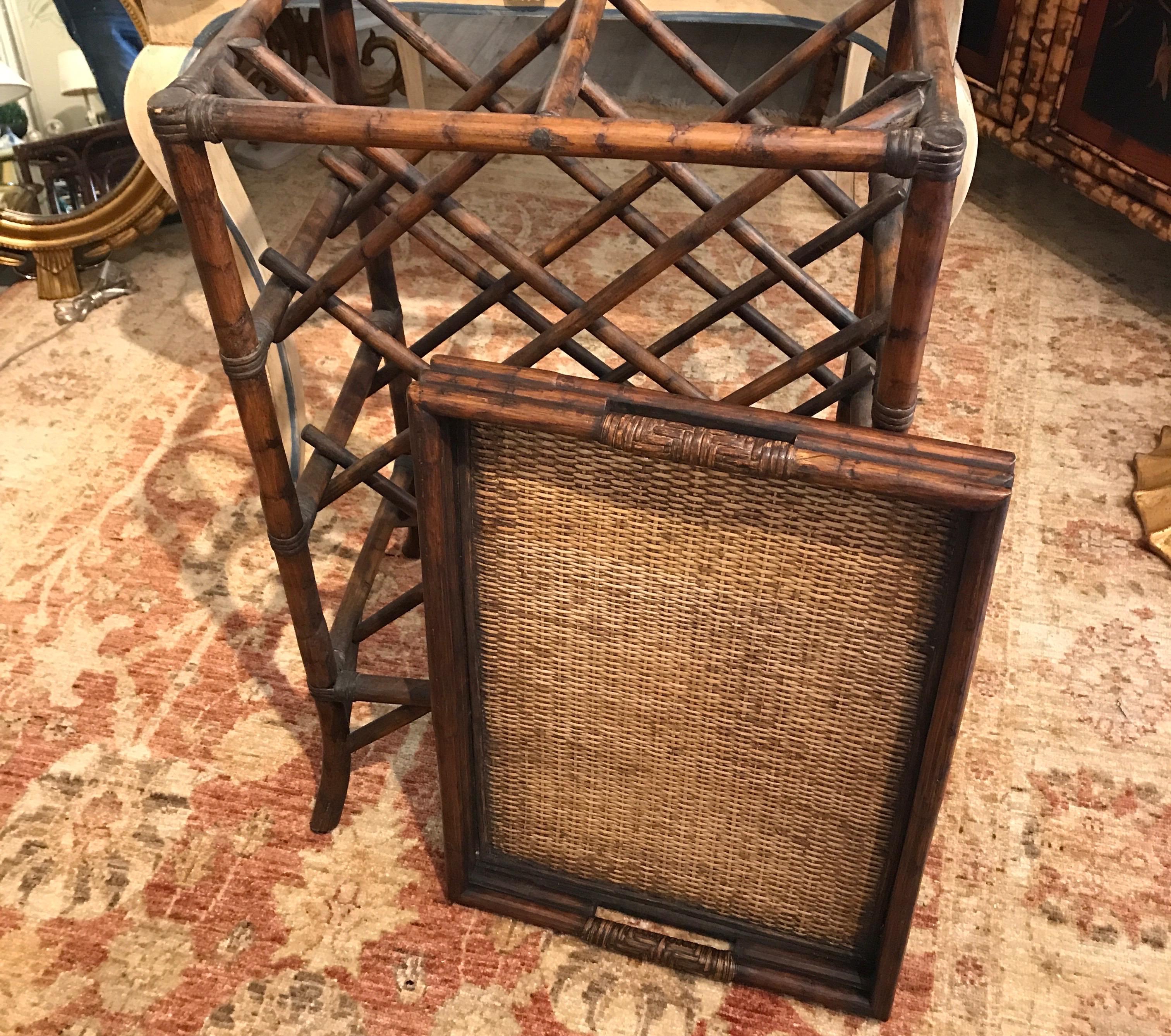 wine tray table