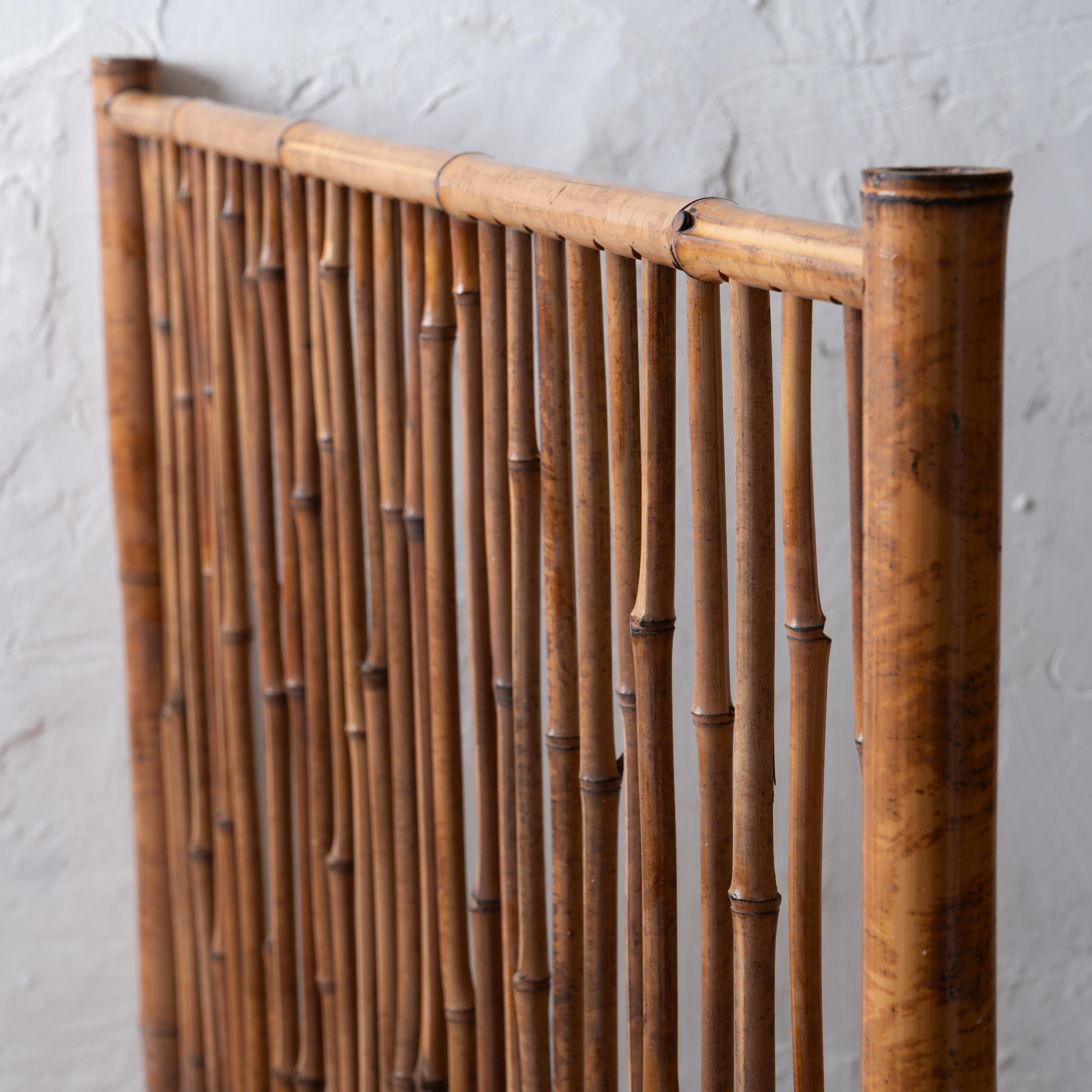 20th Century Bamboo Twin Headboards For Sale