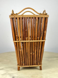 Bamboo Umbrella Stand, Italy, 1960s