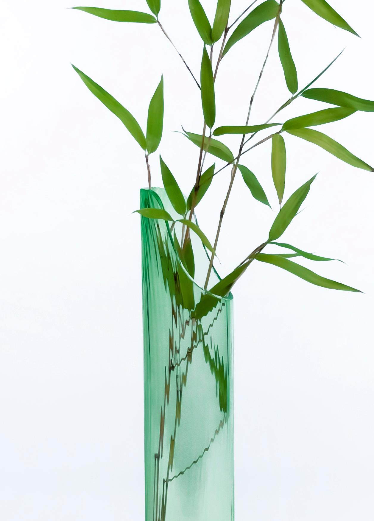 Bambus-Vase (Gebrannt) im Angebot
