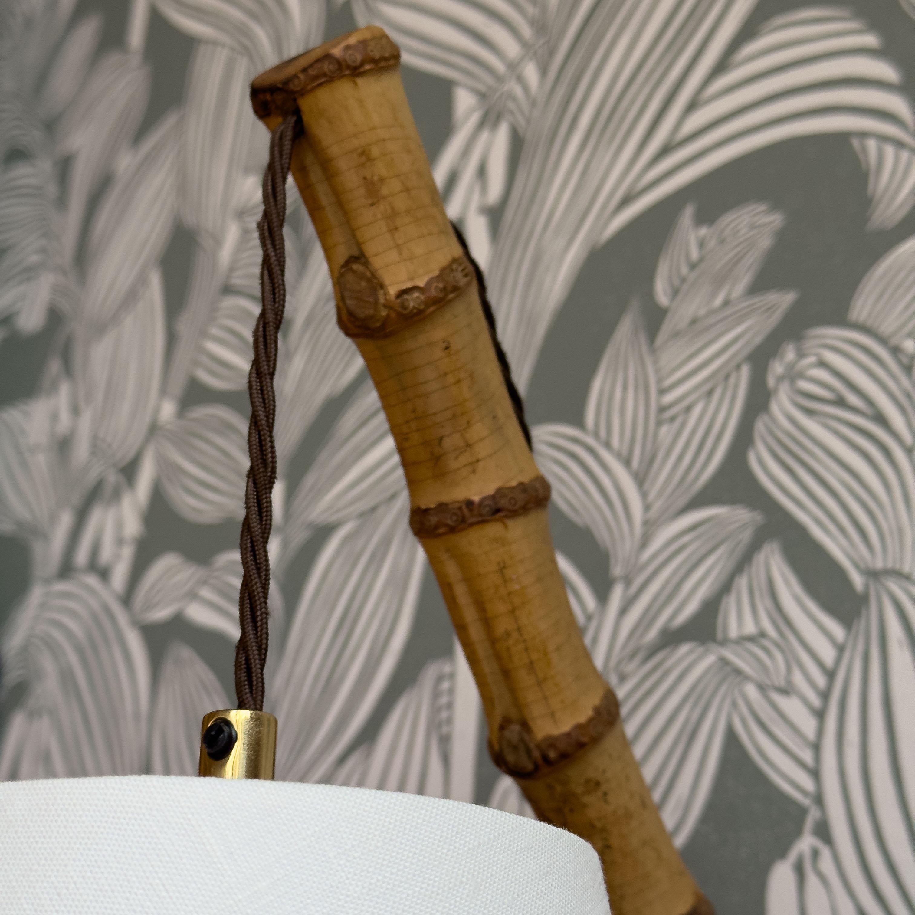 Bamboo Wall Light In Good Condition In London, GB