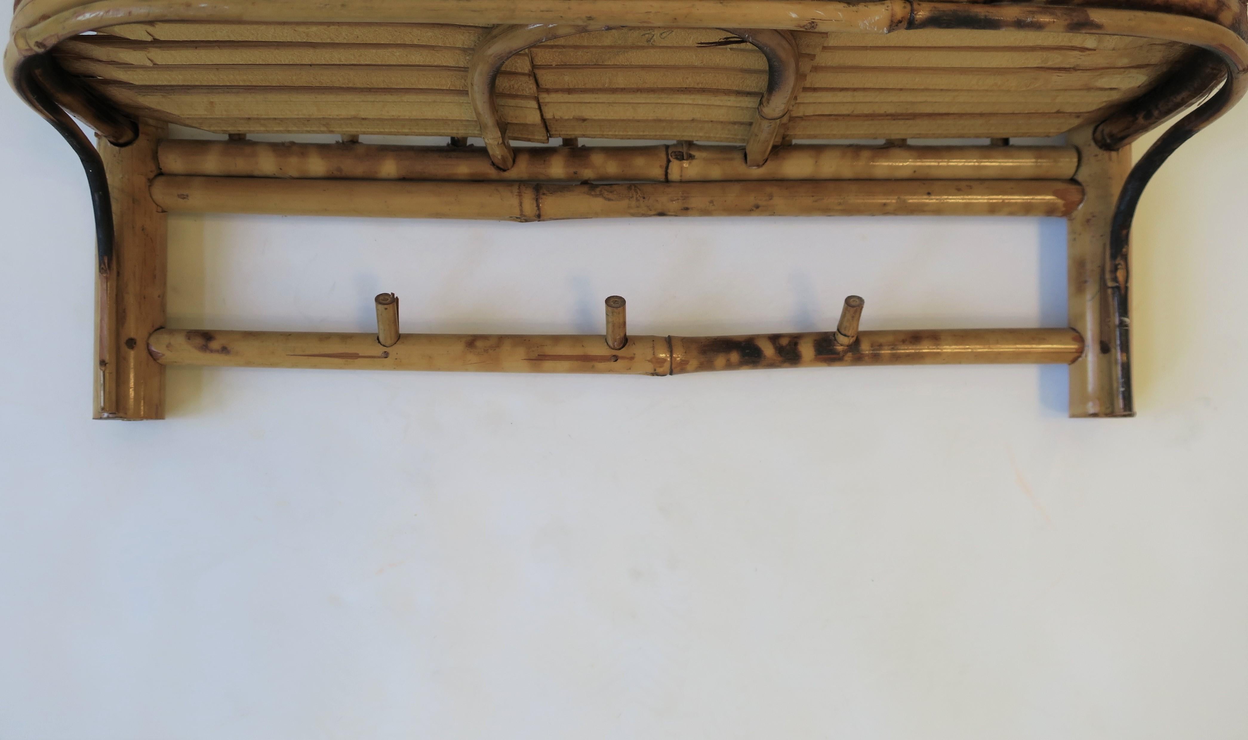 Bamboo Wicker Wall Shelf 1