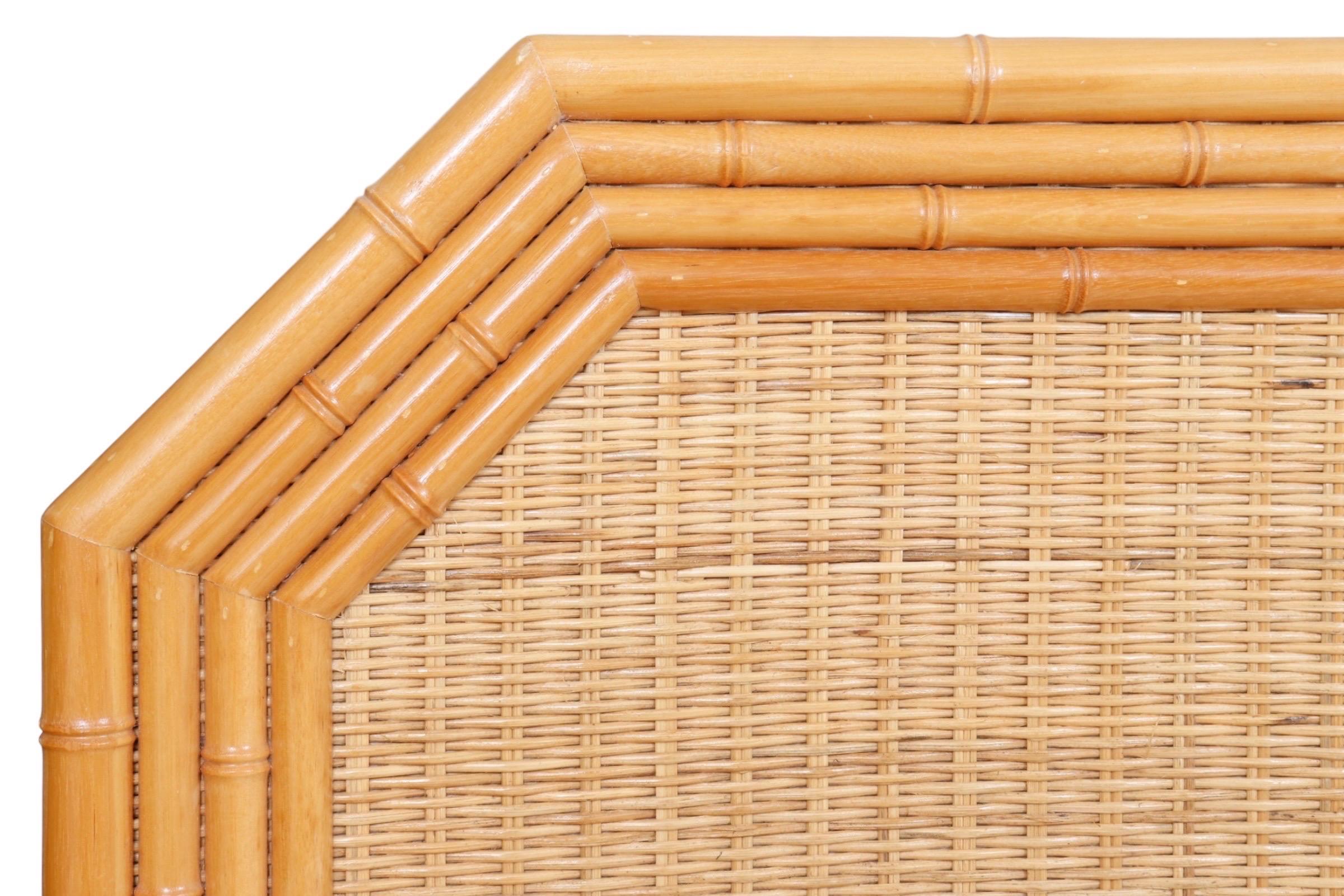 Bamboo & Wicker King Size Headboard 1