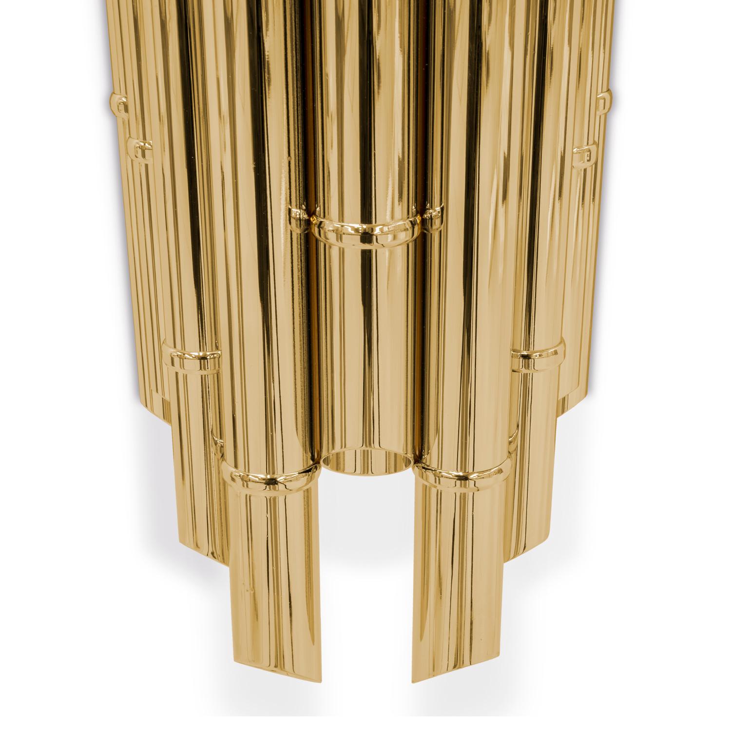 Bamboo XL Wall Lamp For Sale 2