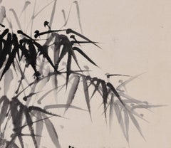 Bamboo, 18th Century Japanese Ink Painting by Cho Tosai