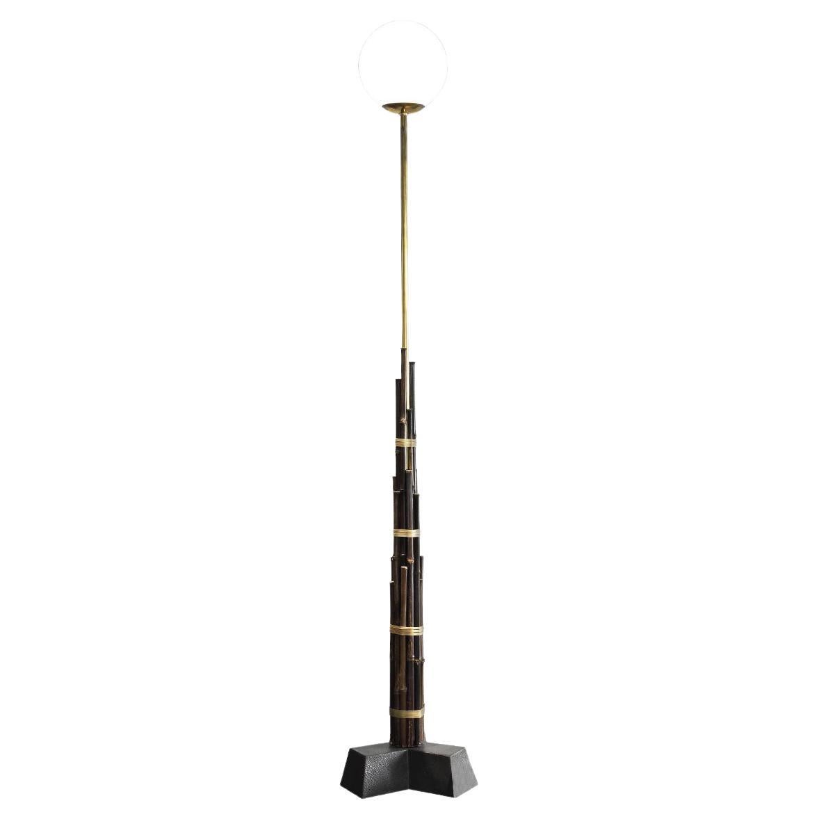 Bamboos High Floor Lamp For Sale