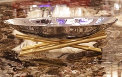 Ovaler Bamboos-Becher oder Tafelaufsatz