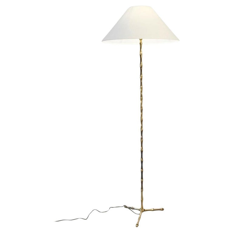 "Bambou" Floor Lamp by Maison Baguès, France 1960 For Sale at 1stDibs