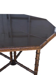 Tavolo pieghevole Bambou Maison Jansen