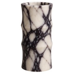 Vase Bambou Nakano Flor en marbre Calacatta Viola - Studio Gaïa