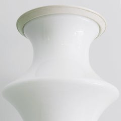 Bambù Floor Lamp by Tronconi, 1970s White Glass