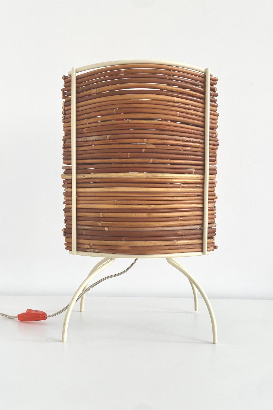 Bambu-Tischlampe von Fernando & Humberto Campana für Fontana Arte, 2000 (Italienisch) im Angebot