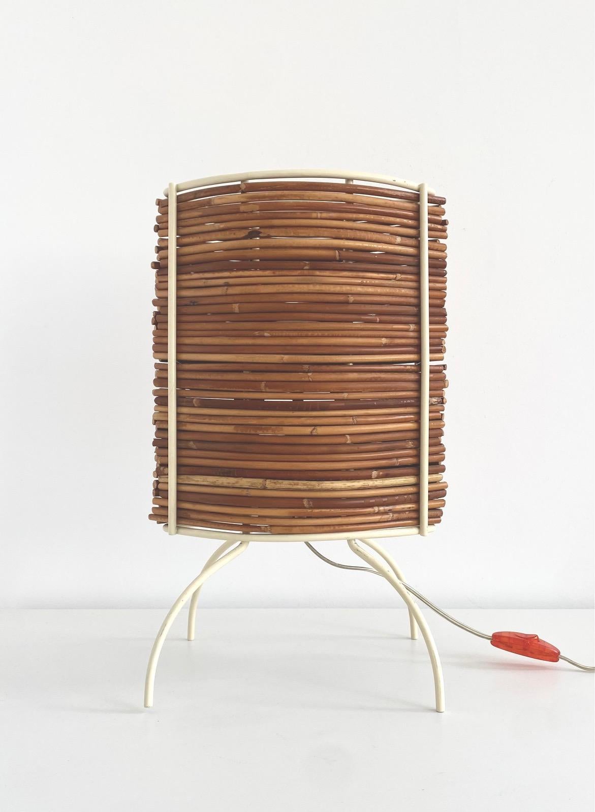 Contemporary Bambu Table Lamp by Fernando & Humberto Campana for Fontana Arte, 2000 For Sale