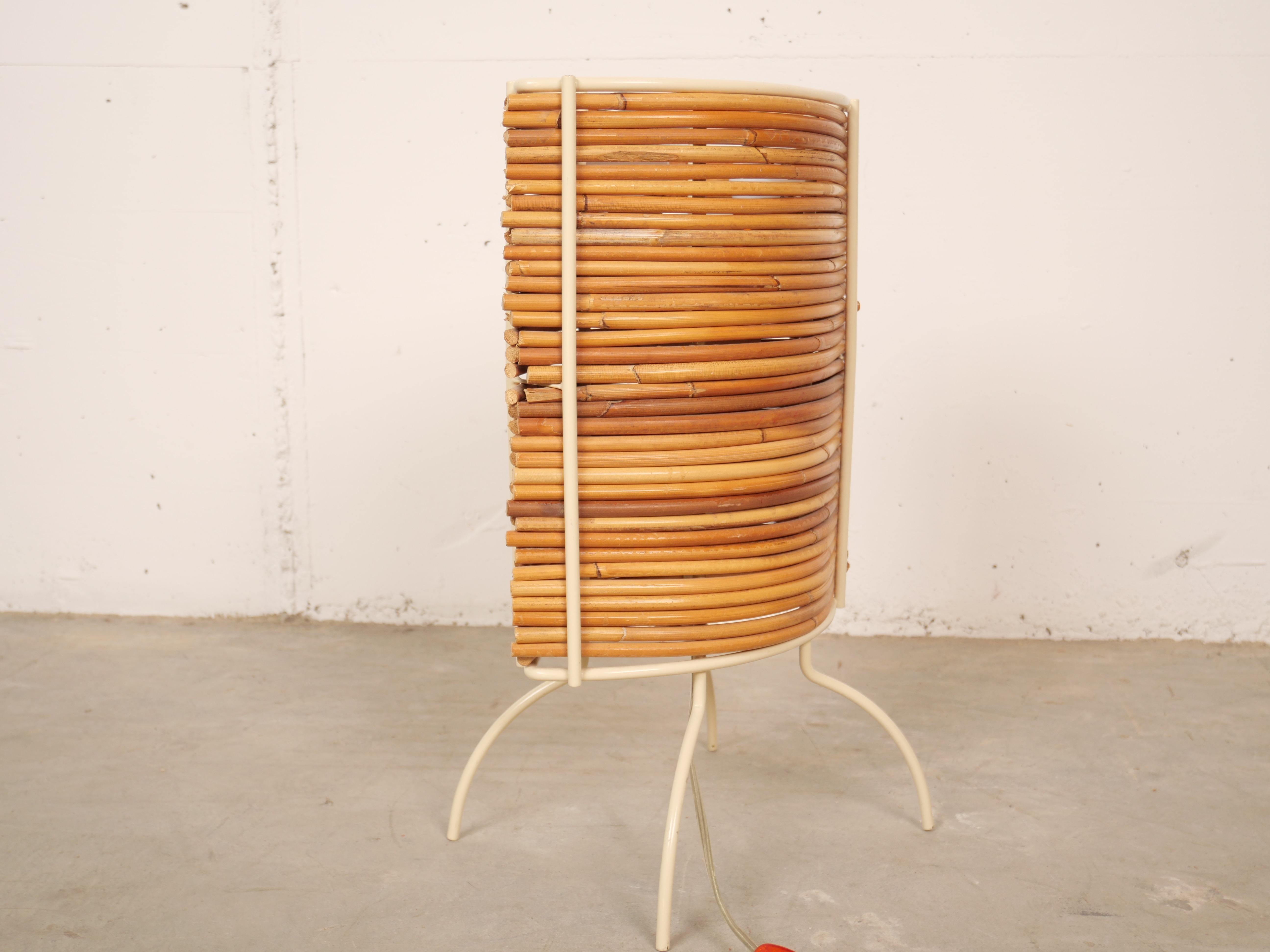 Modern Bambu Table Lamp by Fernando & Humberto Campana for Fontana Arte, 2000 For Sale