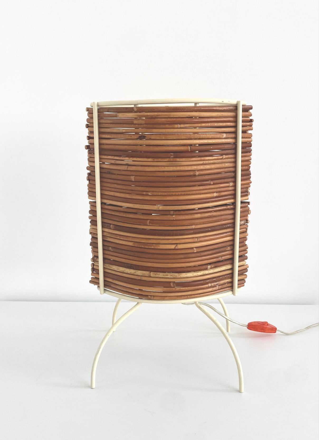 Bambu-Tischlampe von Fernando & Humberto Campana für Fontana Arte, 2000 im Angebot 1