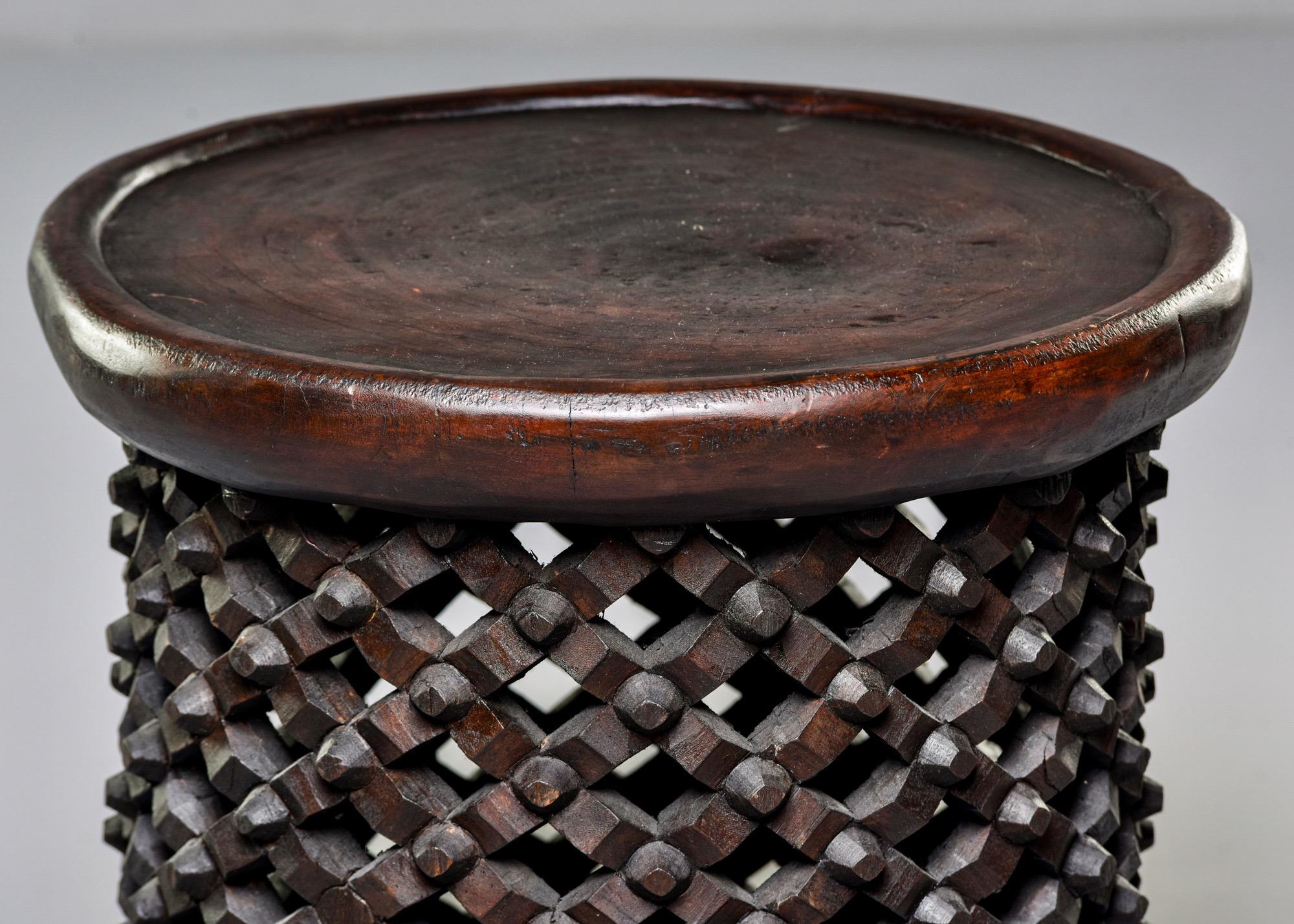 african carved table