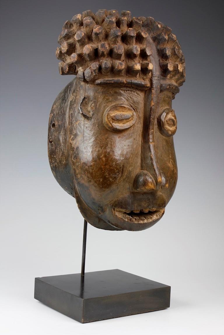 Cameroonian Bamileke Mask With Attached Original Sotheby's Receipt from 1979, Cameroon For Sale
