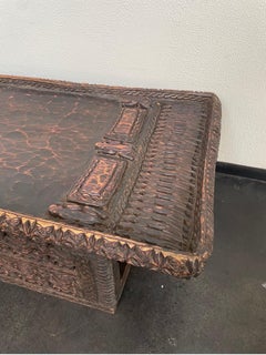 Bamileke Wooden Day-Bed