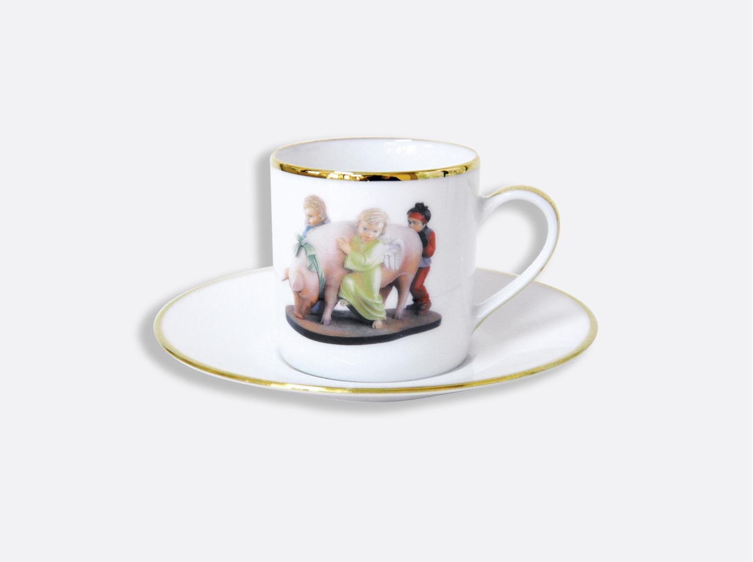 Banality Series AD Cup and Saucer Set by Jeff Koons In Excellent Condition In Jersey City, NJ