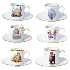 Banality Series AD Cup and Saucer Set by Jeff Koons