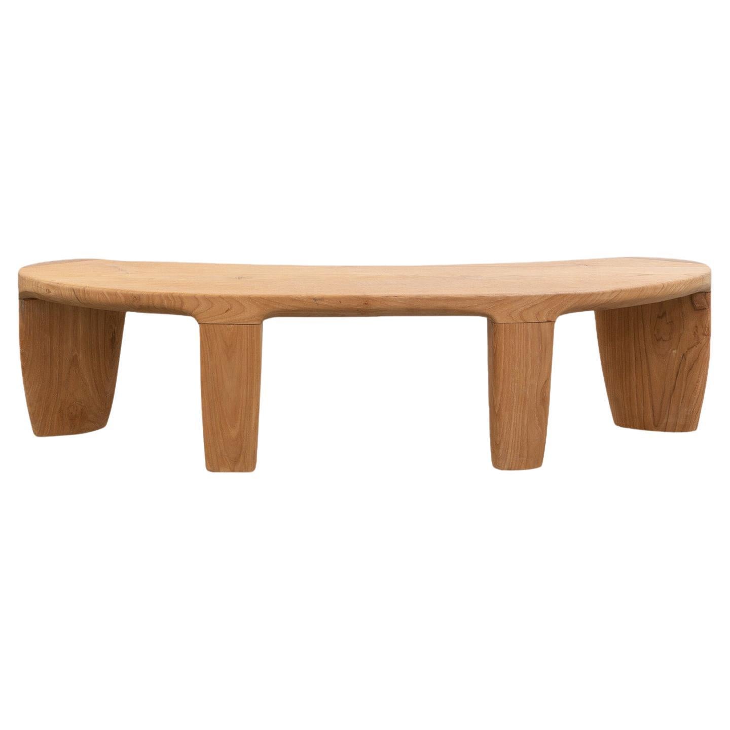 Banana Wood Bench by CEU Studio, Represented by Tuleste Factory