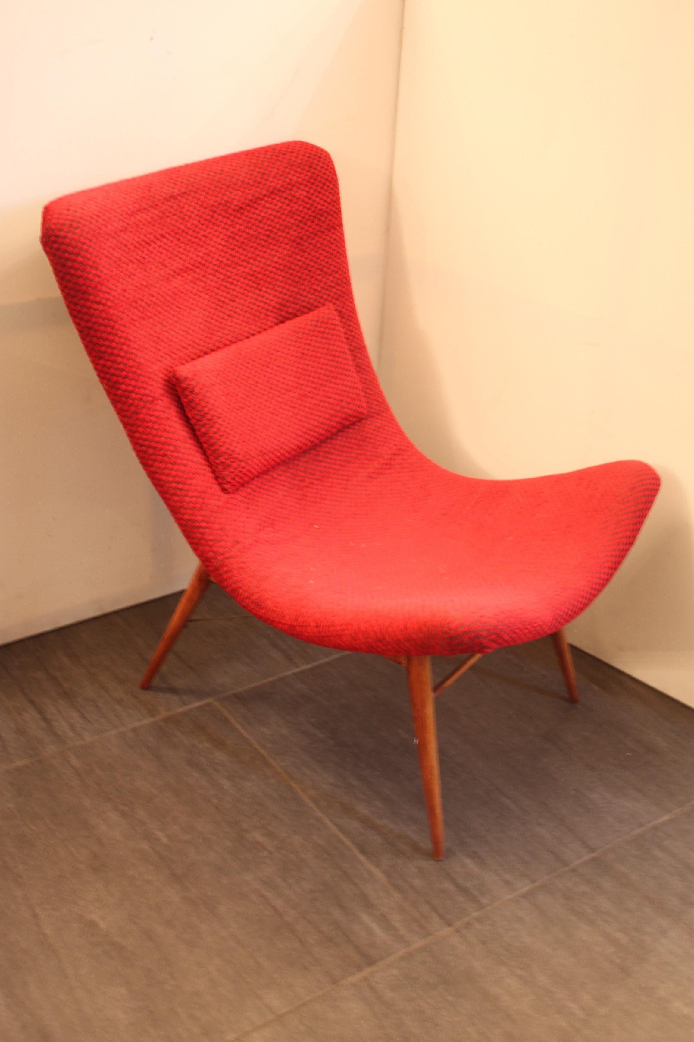 Banana Chair by Miroslav Navratil for Cesky Navontek, 1959 For Sale 1