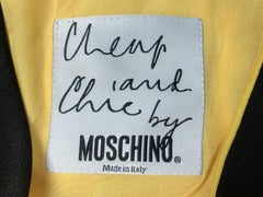 Banana crepe skirt suit by Moschino Cheap and Chic - Italy Circa 1992