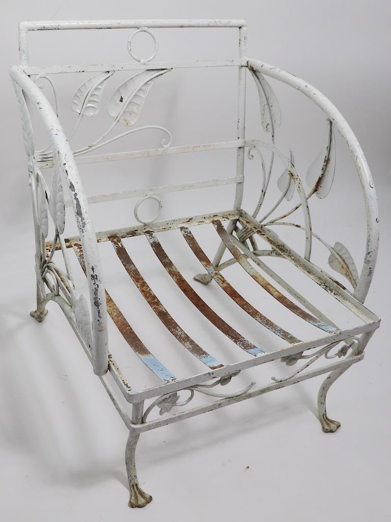 Banana Leaf Garden Patio Lounge Chair at 1stDibs