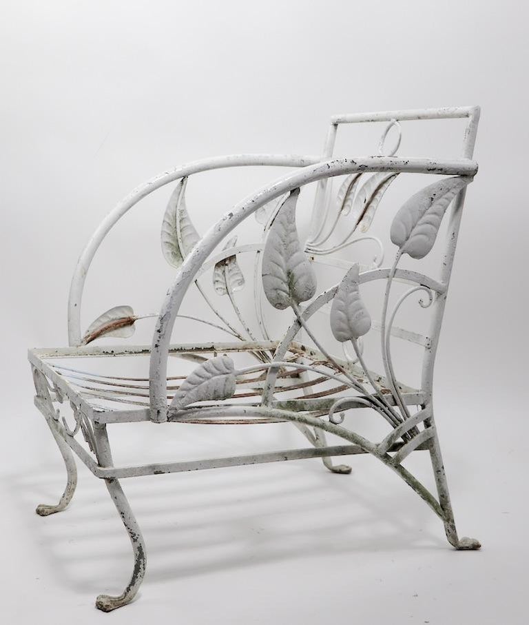 Banana Leaf Garden Patio Lounge Chair at 1stDibs