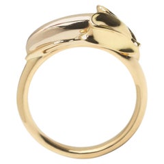 Goldring mit Bananen