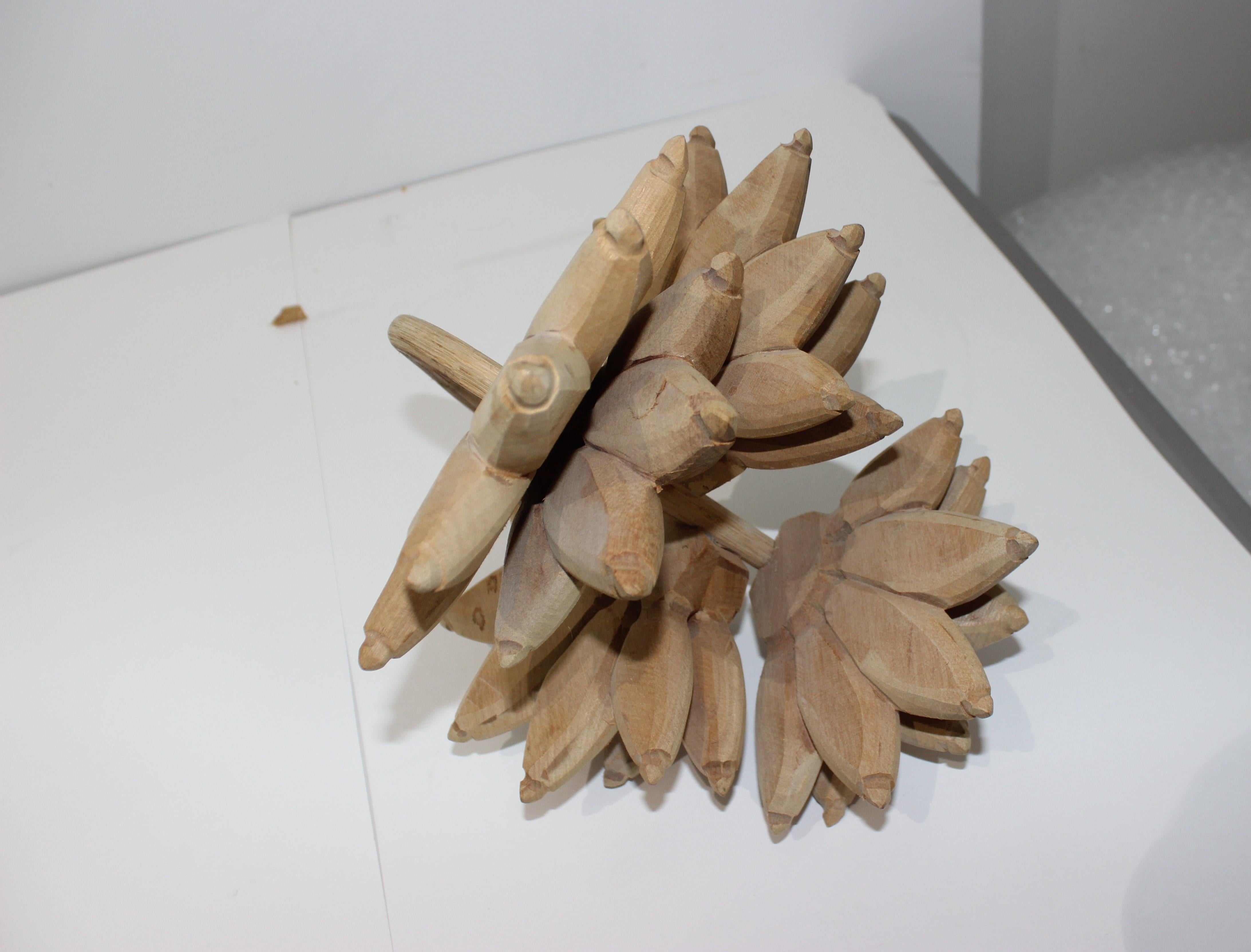 Banana Tree in Canvas and Wood 3
