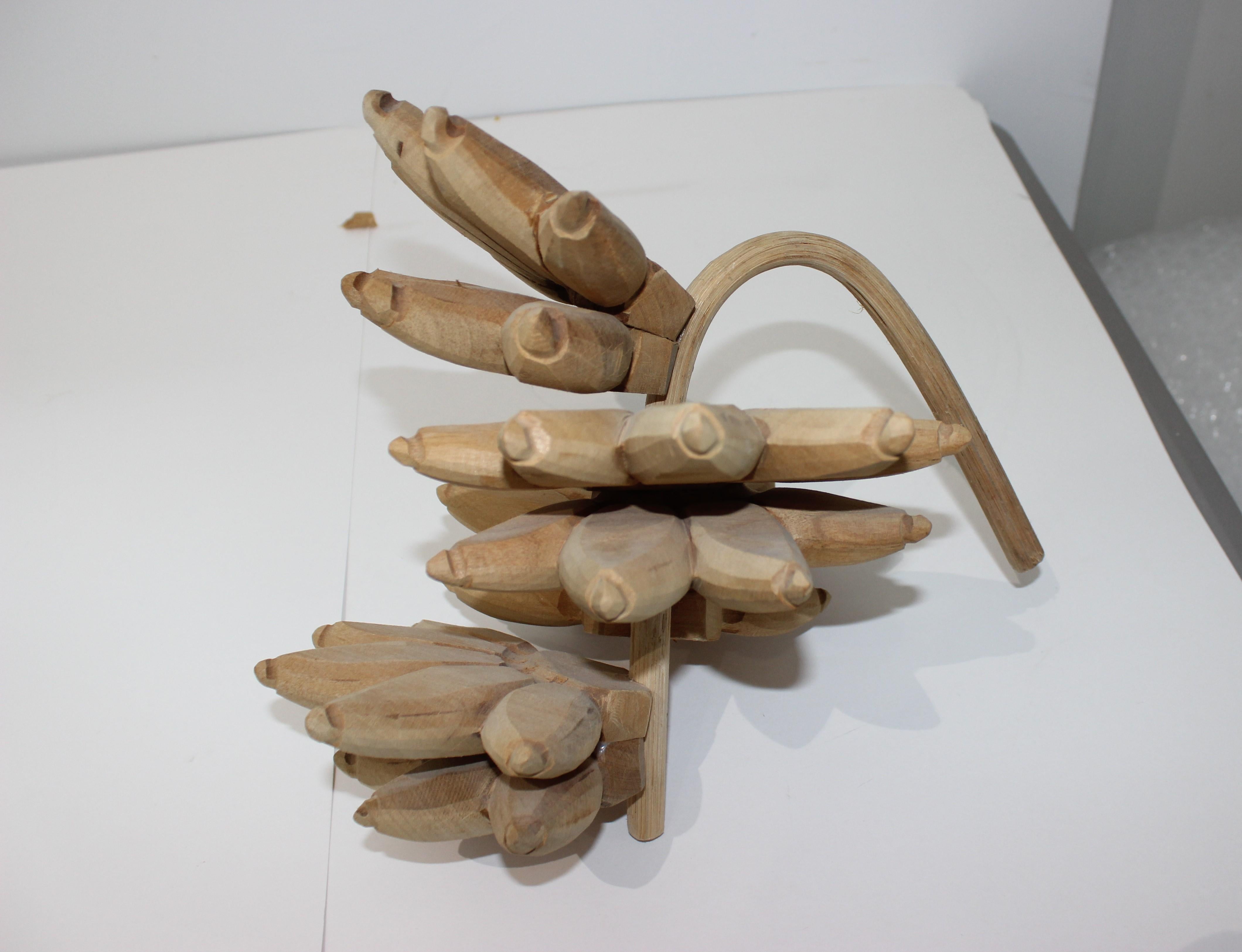 Banana Tree in Canvas and Wood 4