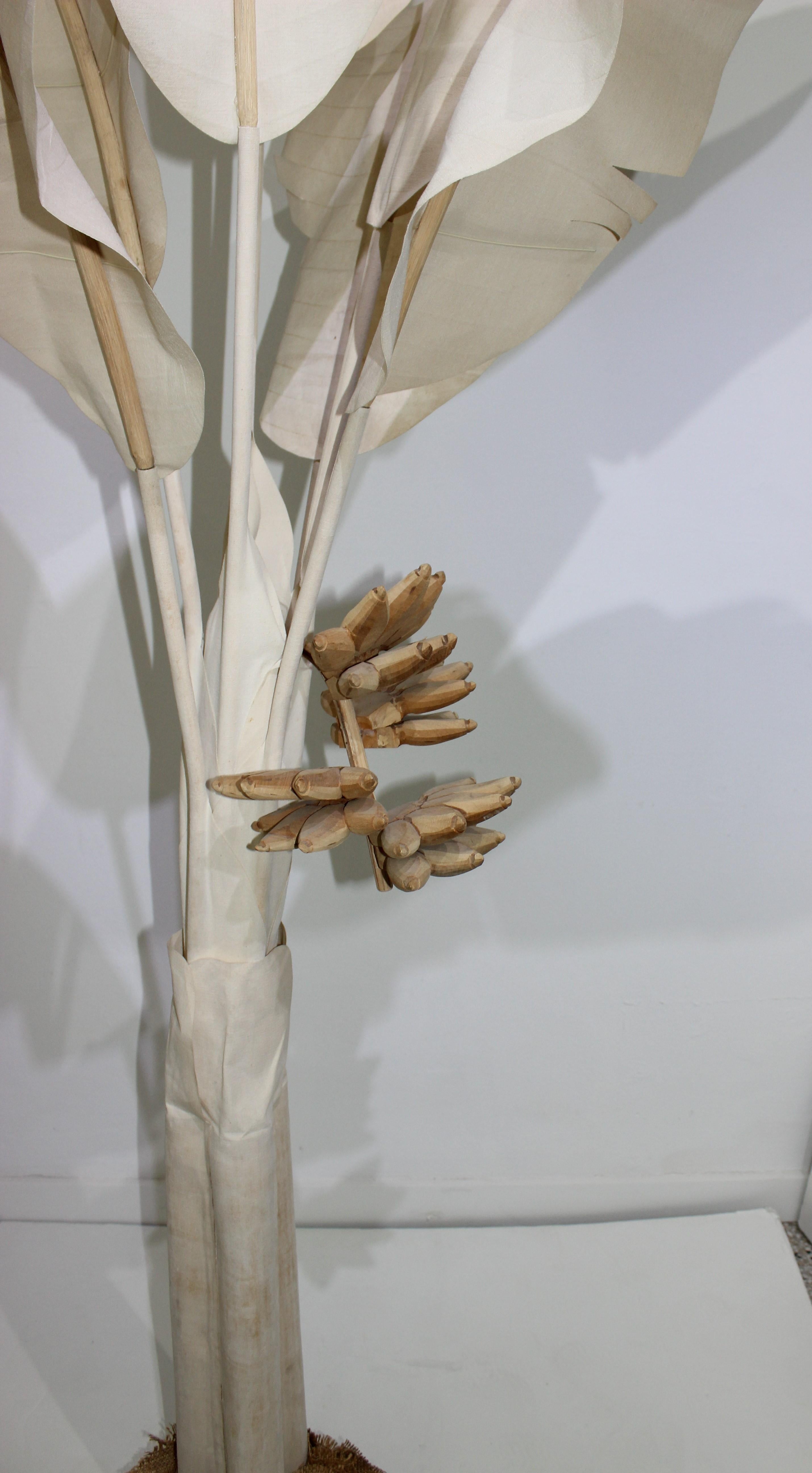 wooden banana tree