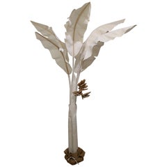 Vintage Banana Tree in Canvas and Wood