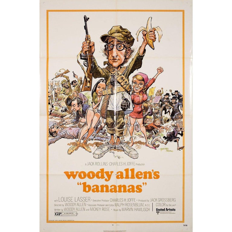 Original 1971 U.S. one sheet poster by Jack Davis for. Fine condition, folded. Many original posters were issued folded or were subsequently folded. Please note: the size is stated in inches and the actual size can vary by an inch or more.