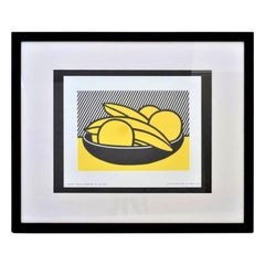 "Bananas and Grapefruit" 1972 Mailer for Castelli Gallery