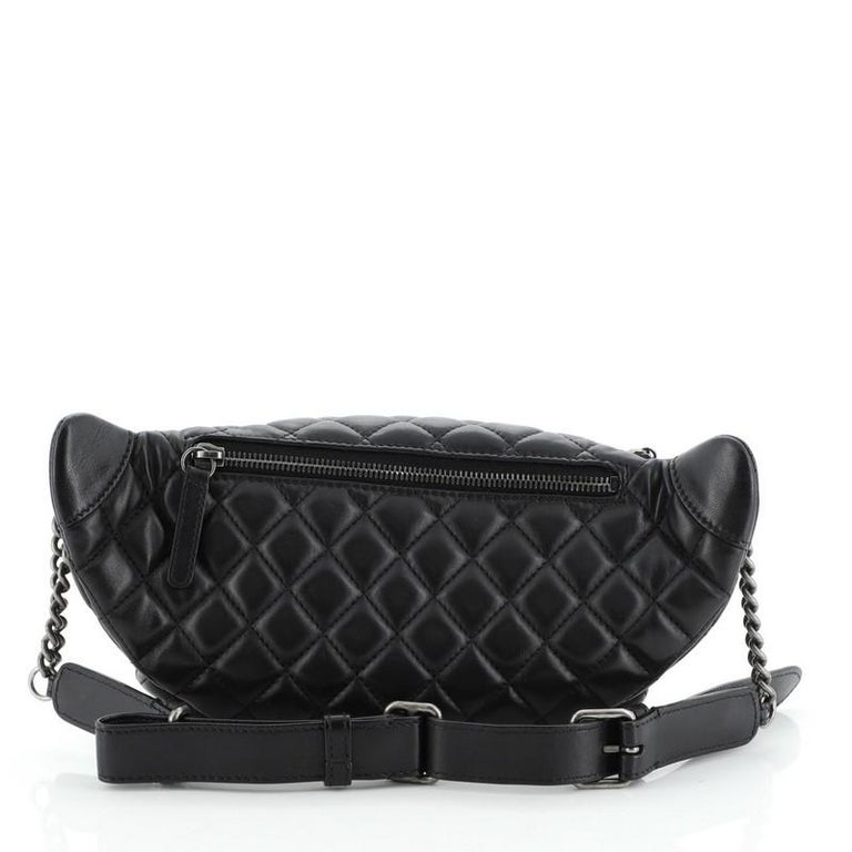 Banane Waist Bag Quilted Leather at 1stDibs